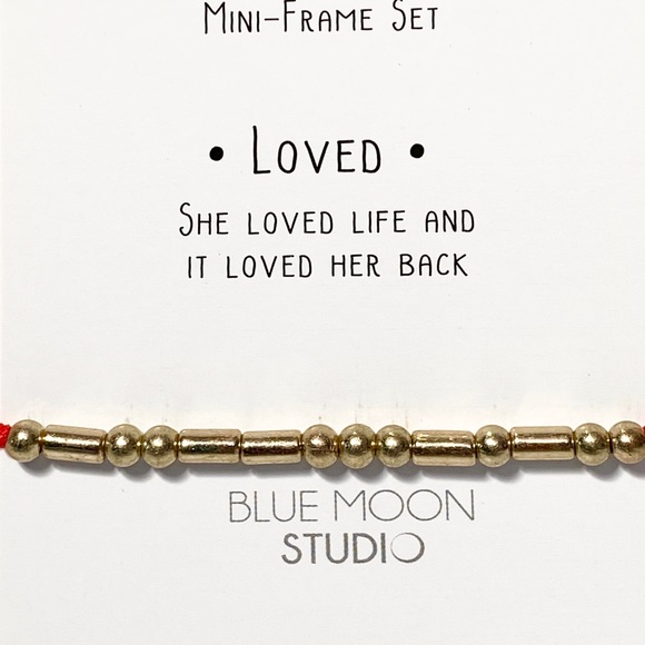 Clip Frame with Morse Code Bracelet “Loved” - Picture 3 of 7